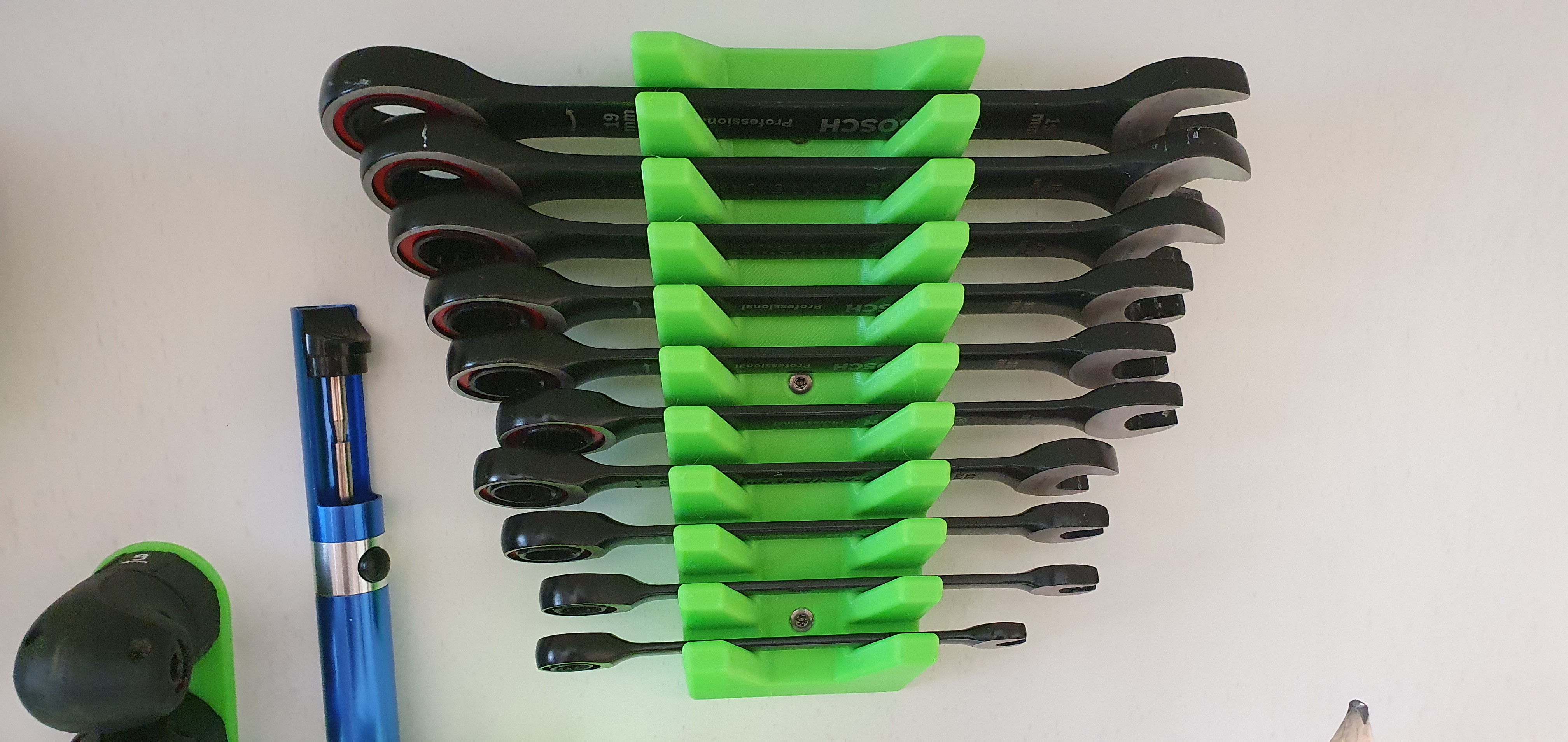 wrench holder wallmount print-in-place