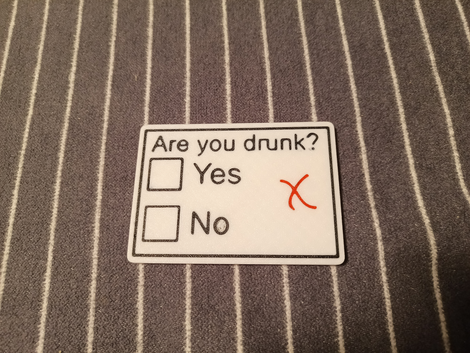 Kühlschrankmagnet Are you Drunk ?