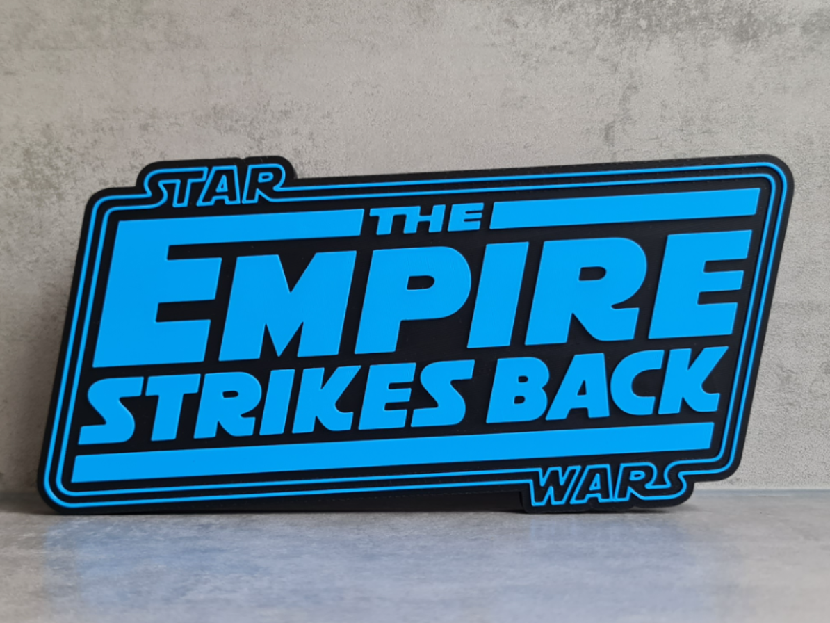 Star Wars the empire Strikes Back Logo / Sign