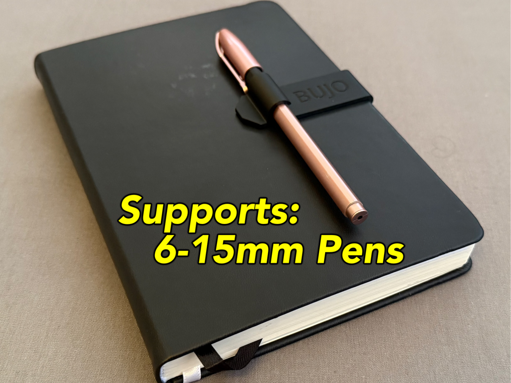 Pen Holder for Journal Diary Bullet Journal etc