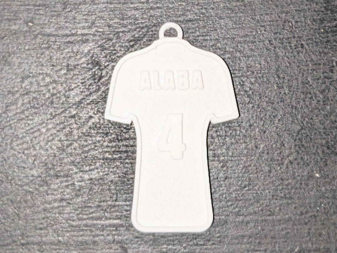 Alaba 4 Real Madrid Keychain