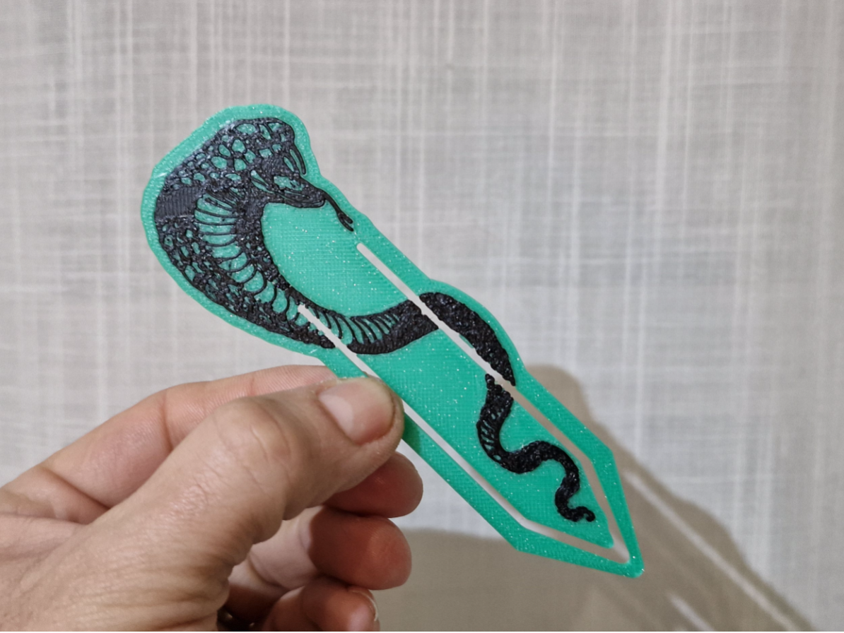 Snake Bookmark 02 Marcador de Libros Serpiente 02