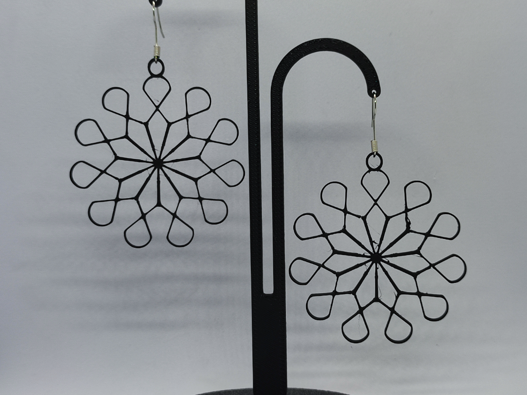 Pendientes Flor de Hielo