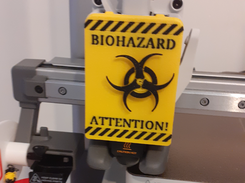Biohazard front cover (A1 / A1mini)