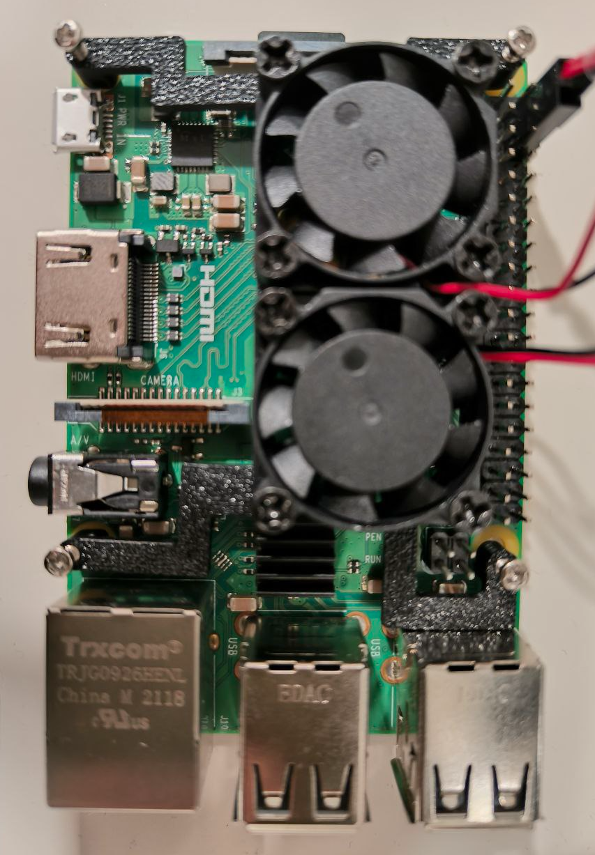 Slim Fan Frame For Raspberry Pi 3B / 3B+