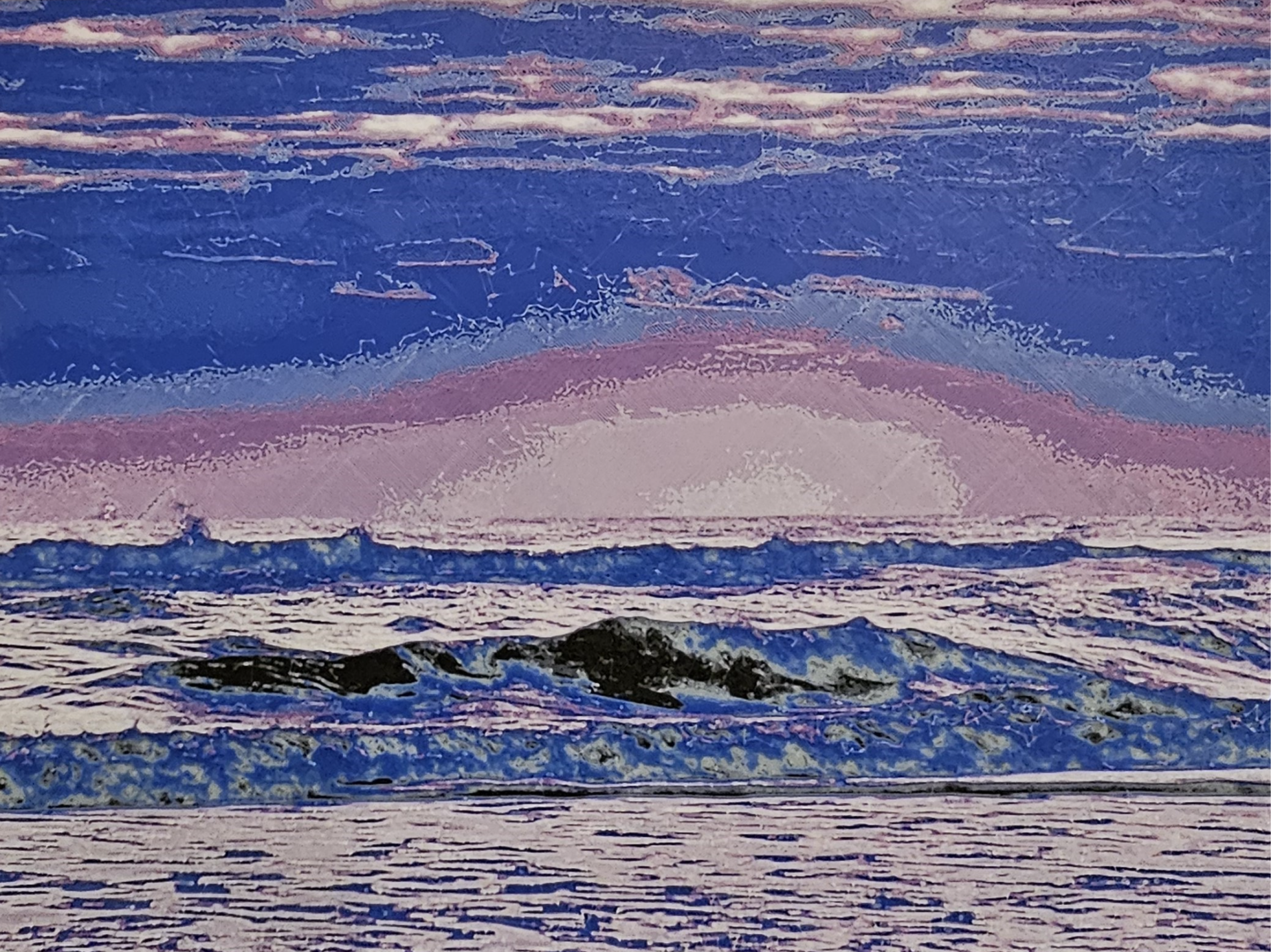 Sunrise at the Beach HueForge