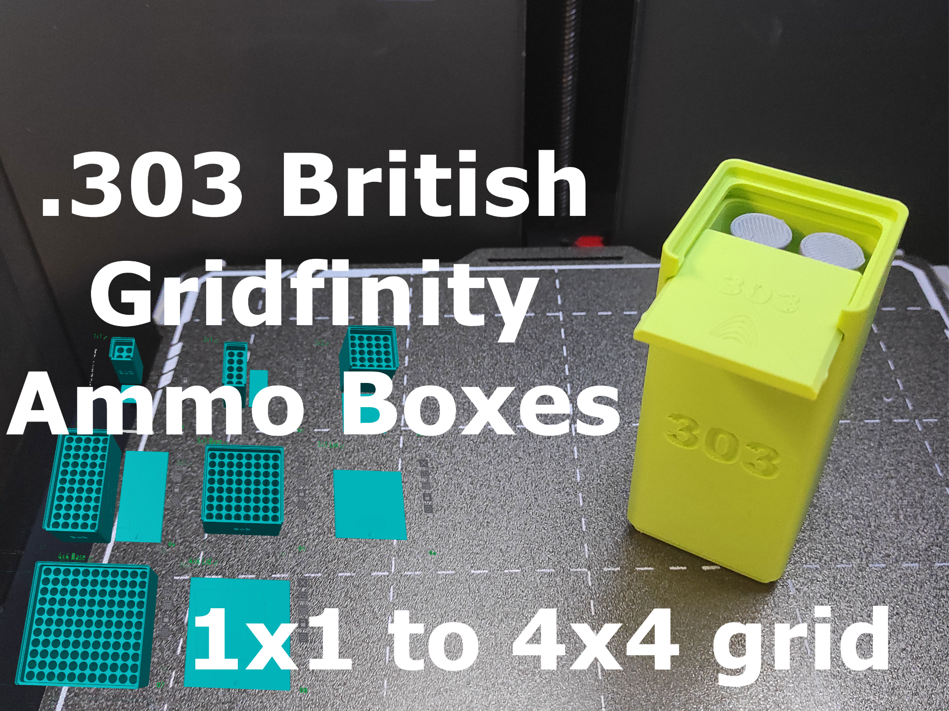 .303 British Gridfinity Ammo Storage Boxes