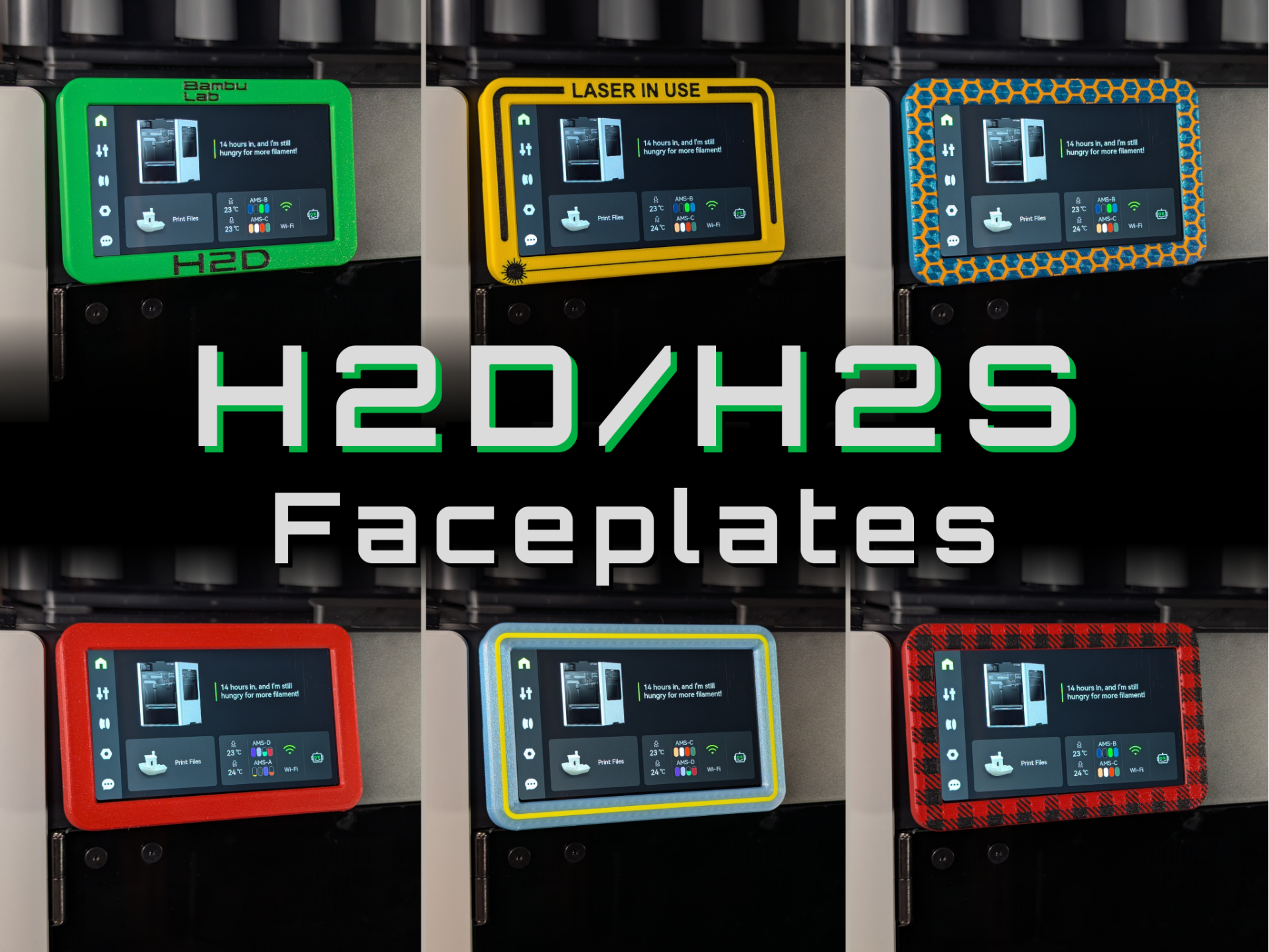 H2D Faceplates