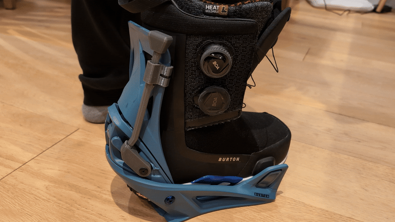 Burton Step On Snowboard Binding Push Release