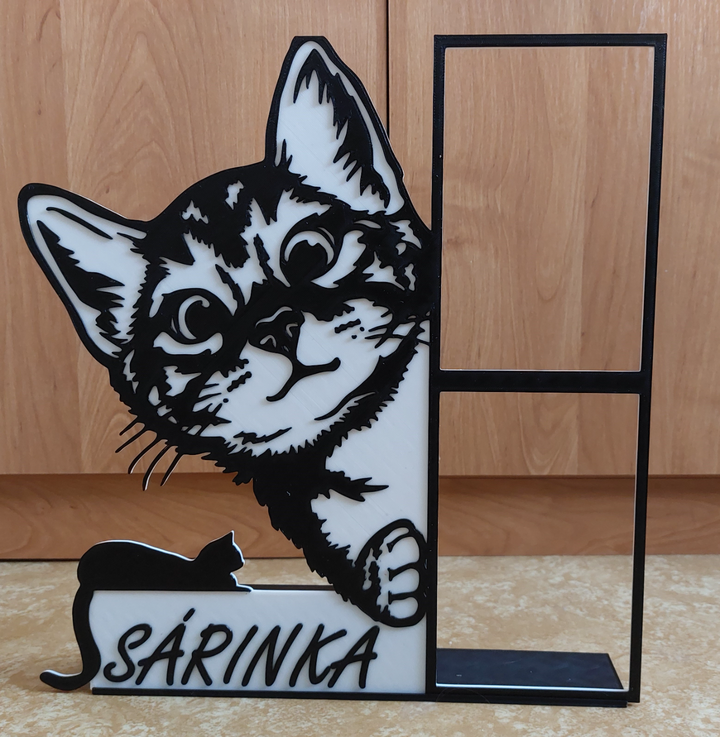 Photoframe cat - editable