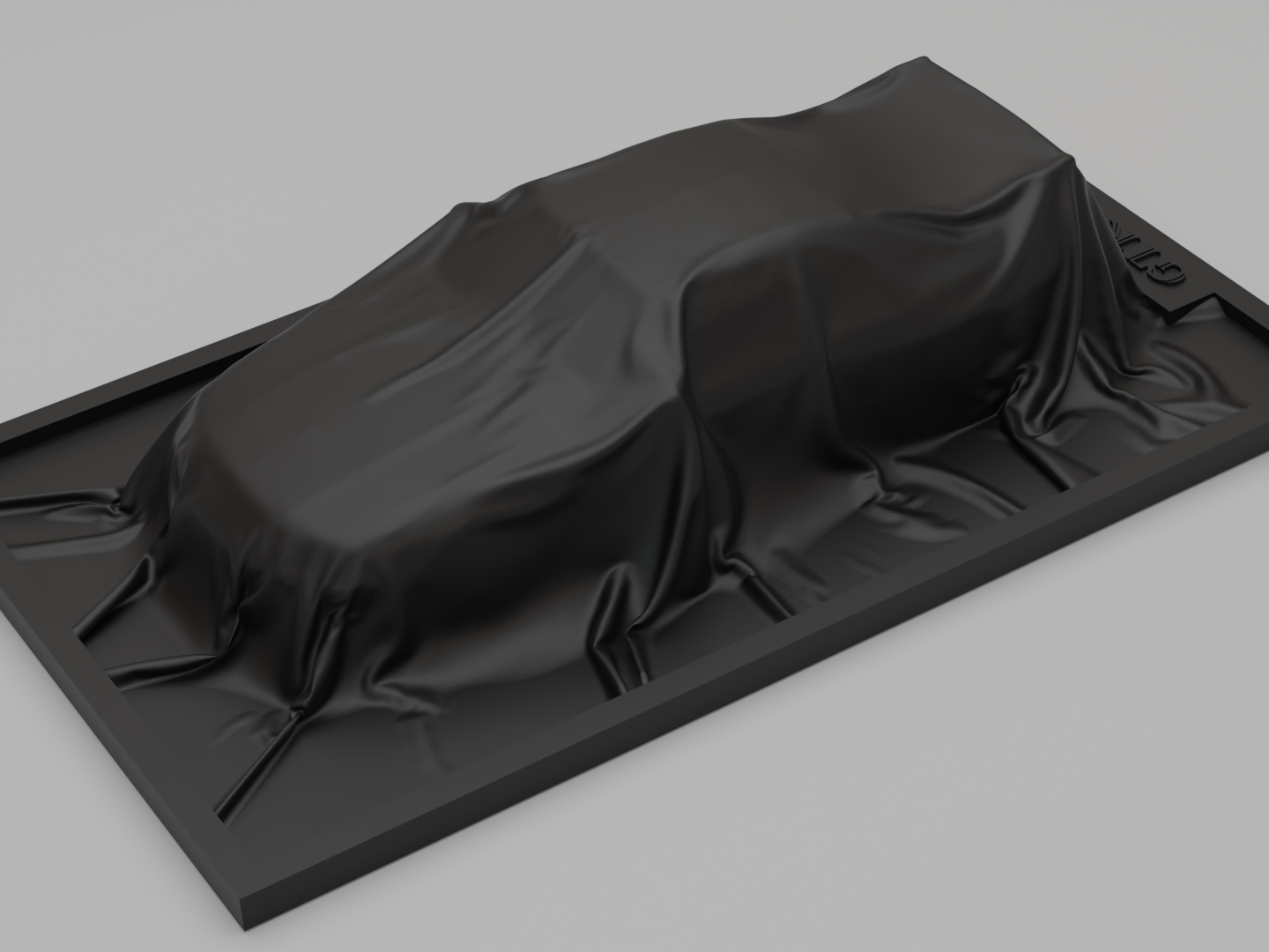 Covered Nissan Skyline GT-R R33 Display