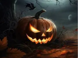 Helloween, Kürbis bei Nacht