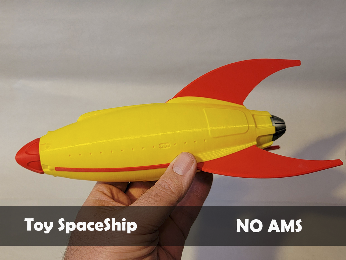 Retro Future Spaceship Toy