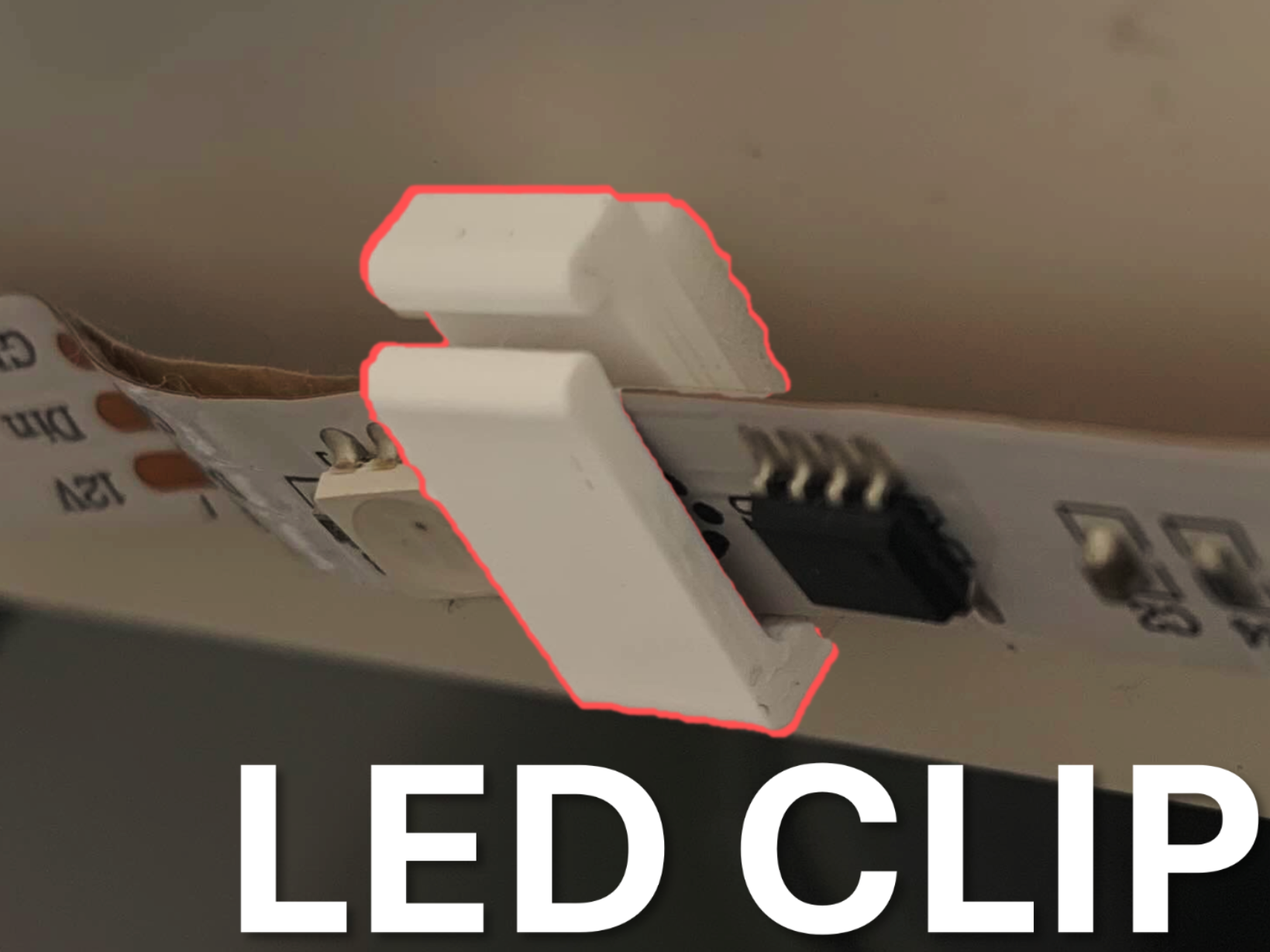 LED Strip Mounting Clip