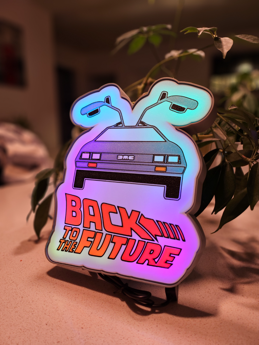 Back to the future LED Lightbox