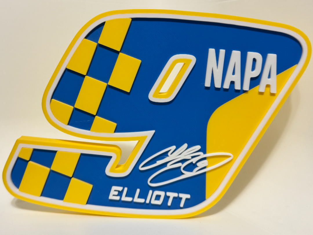 Chase Elliott Napa 9 NASCAR Sign