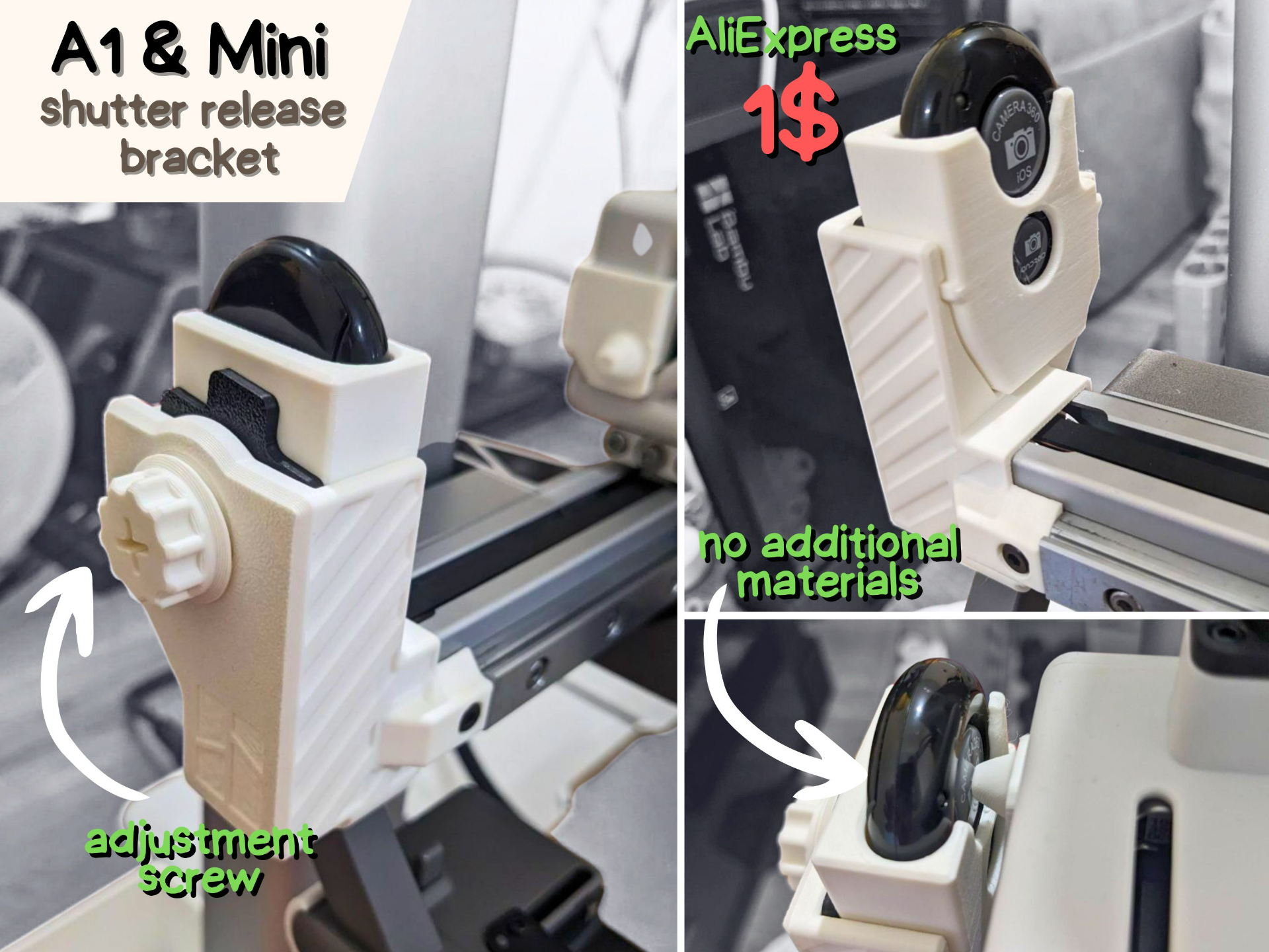 A1 & Mini - Auslösebügel für AliExpress 1$ remote