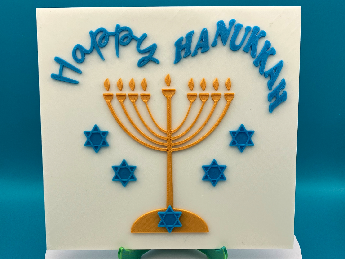 Happy Hanukkah,small postcard size