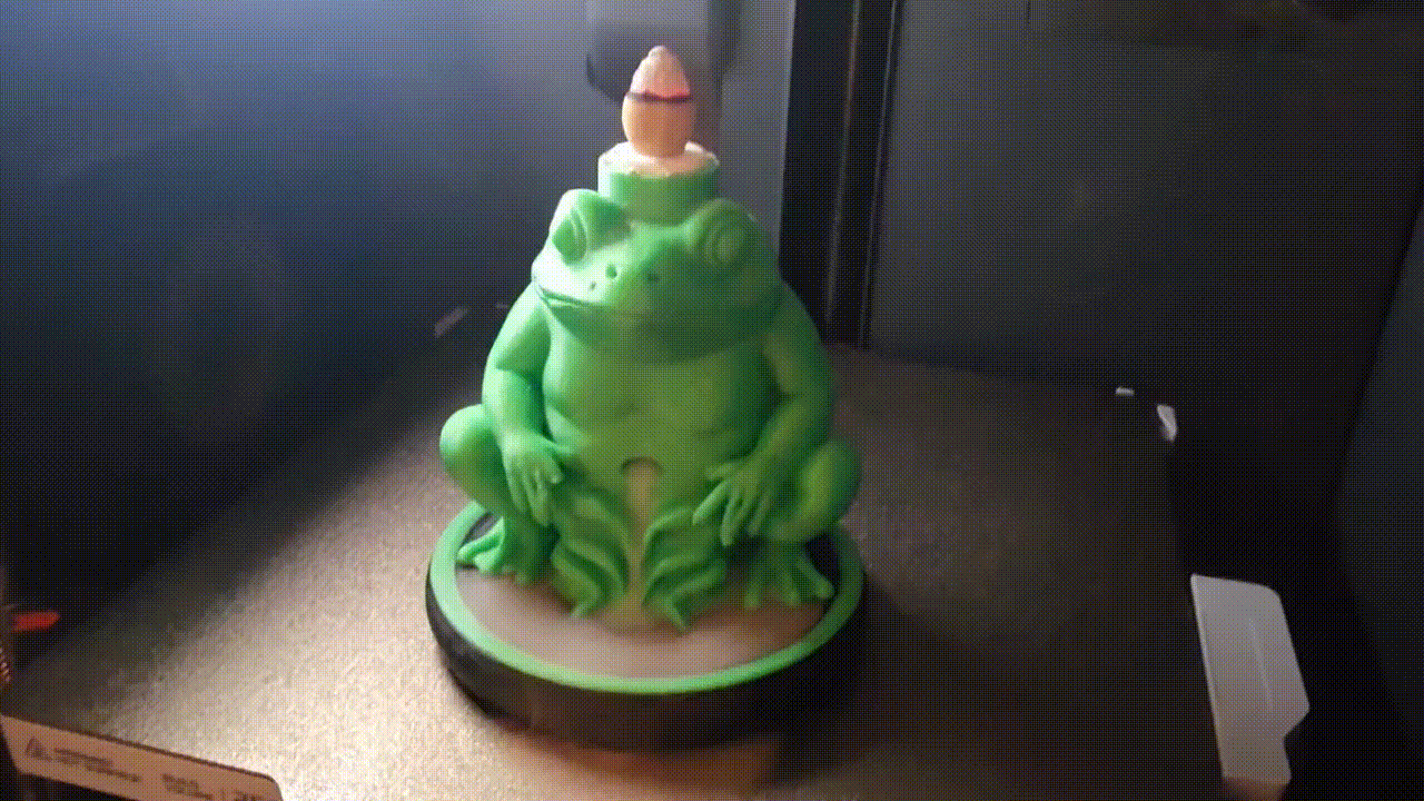 Cute Frog Backflow Incense Cone Holder Ceramic