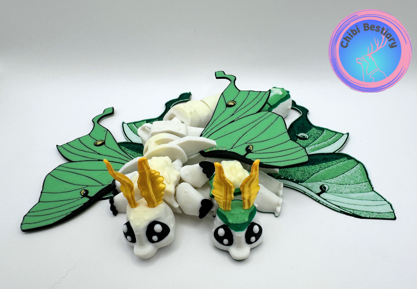Articulated Luna Moth