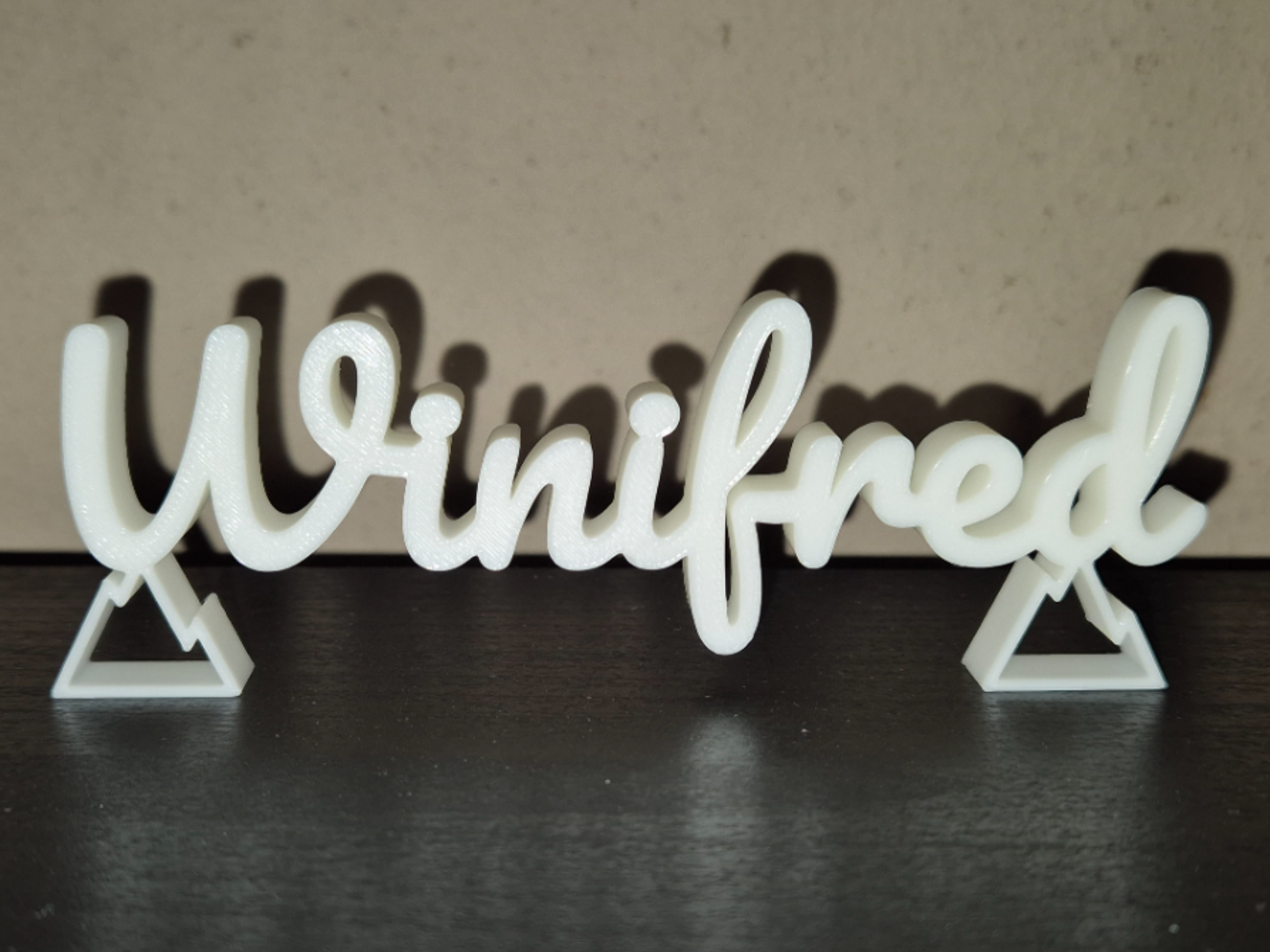 Winifred Name Sign Display Decor