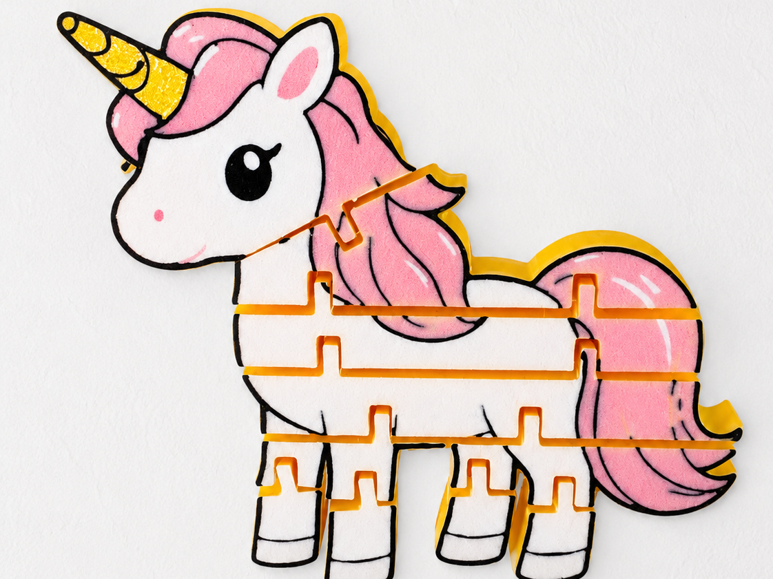Cute Flexi Unicorn |Articulated Fidget Toy