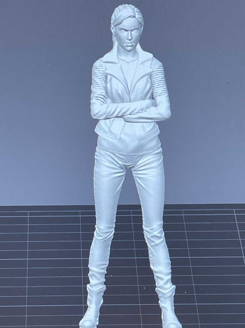 Miniature Gal Gadot from Fast and Furiuos Civilian
