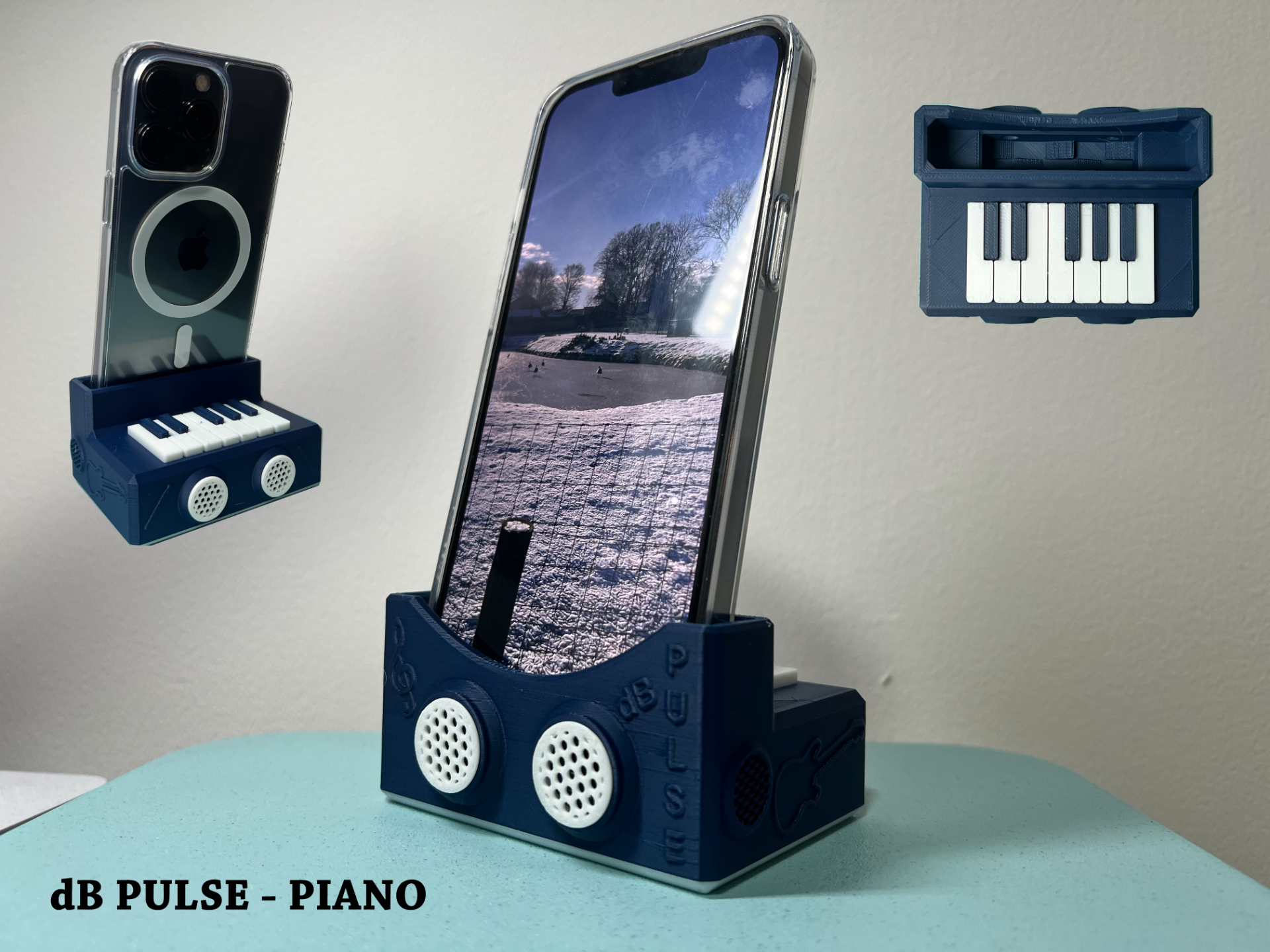 dB PULSE- Phone Stand and Sound Booster