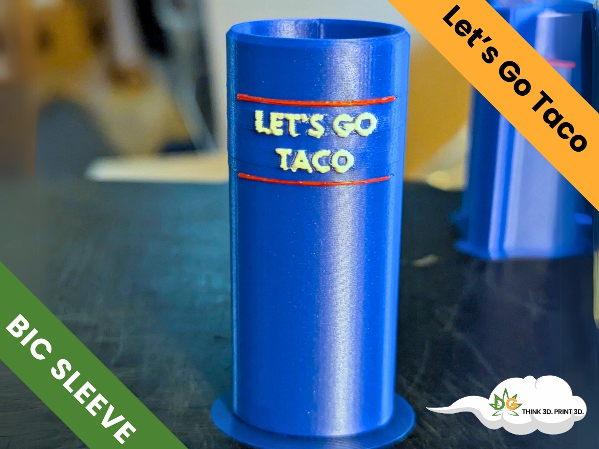 Let's Go TACO Bic Sleeve by DankGraphics3D