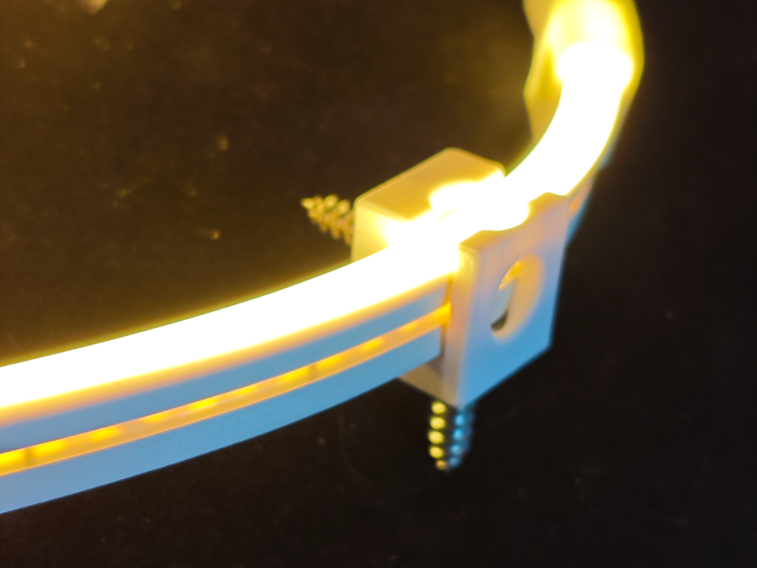 Parametric Neon Flexible Strip Light Bracket