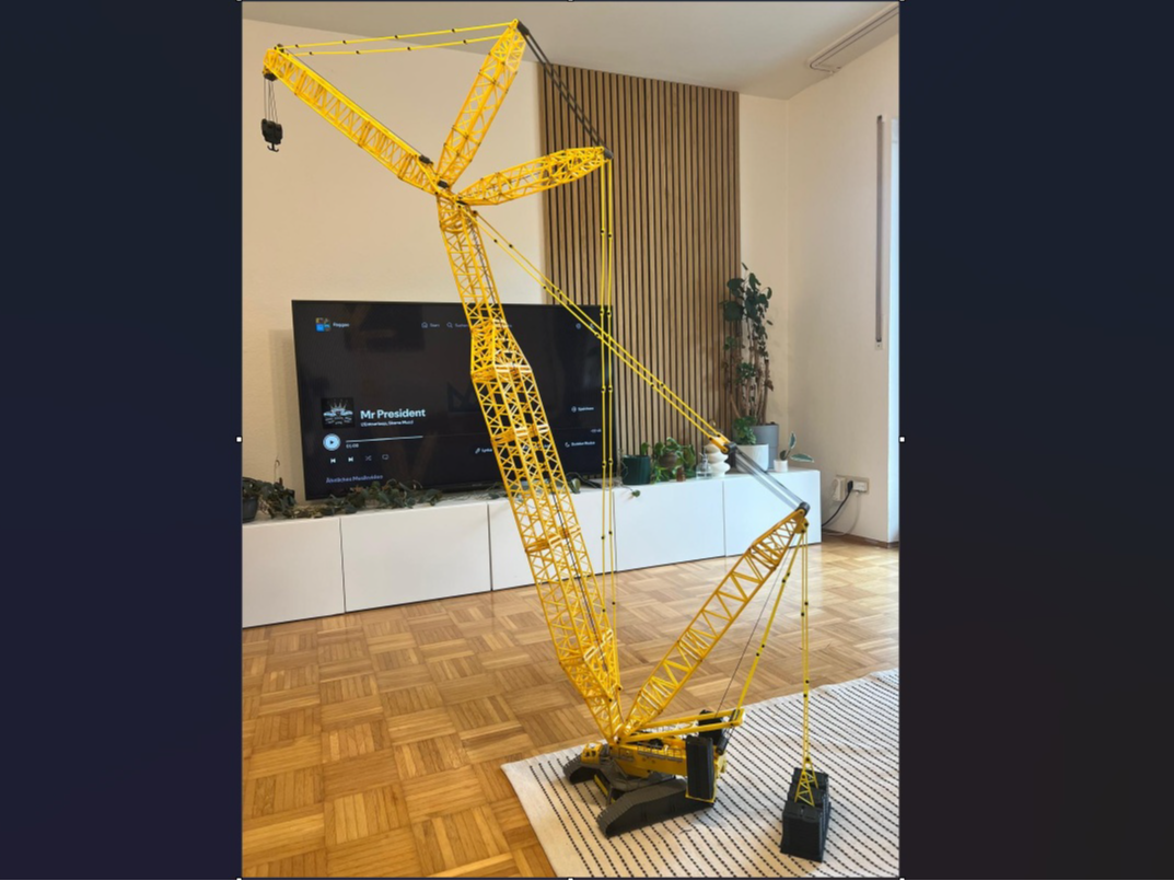 Liebherr LR 11000 Power Boom Scale 1:50 Raupenkran