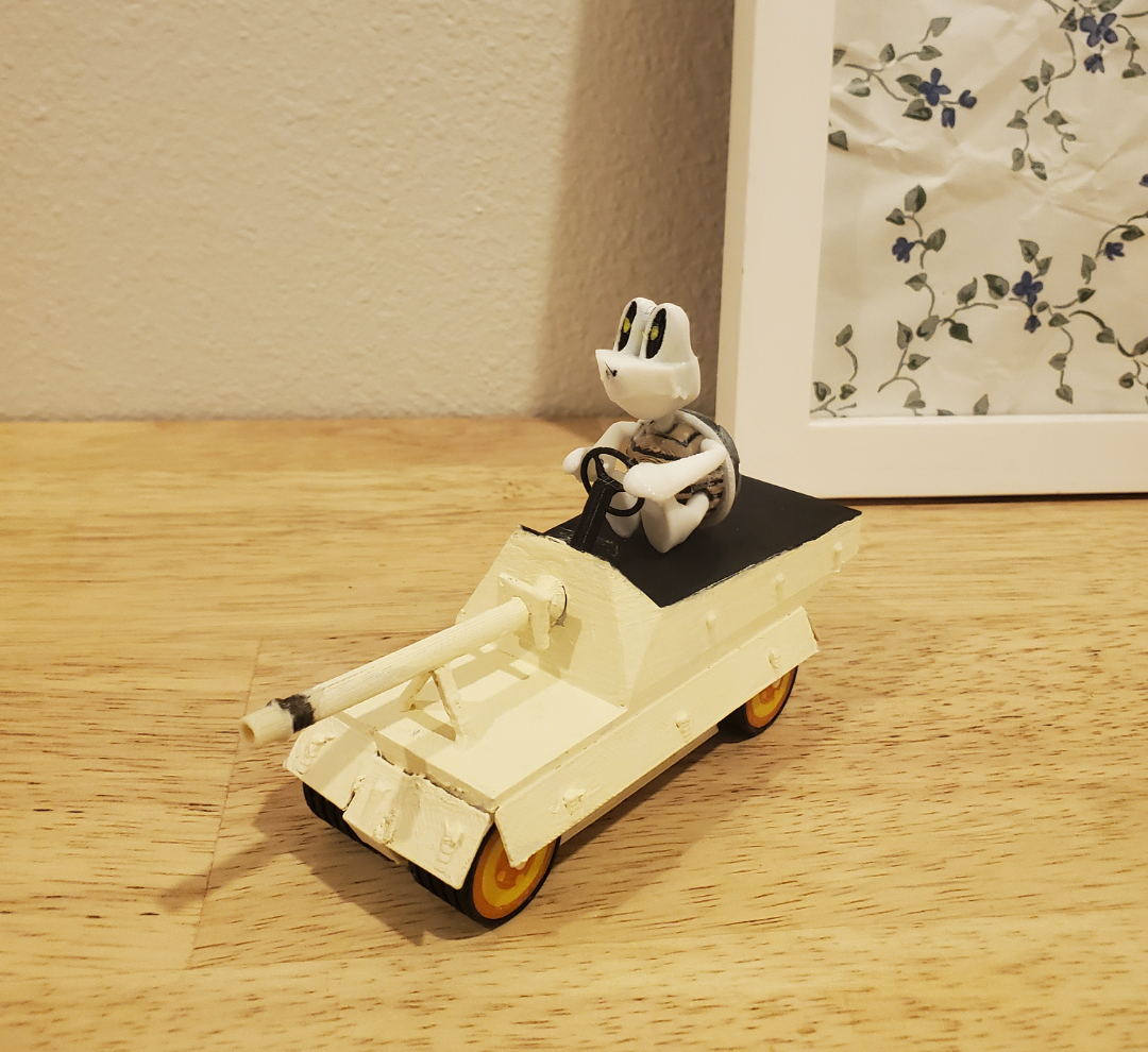Dry Bomber Kart W/ Dry Bones mario kart ds