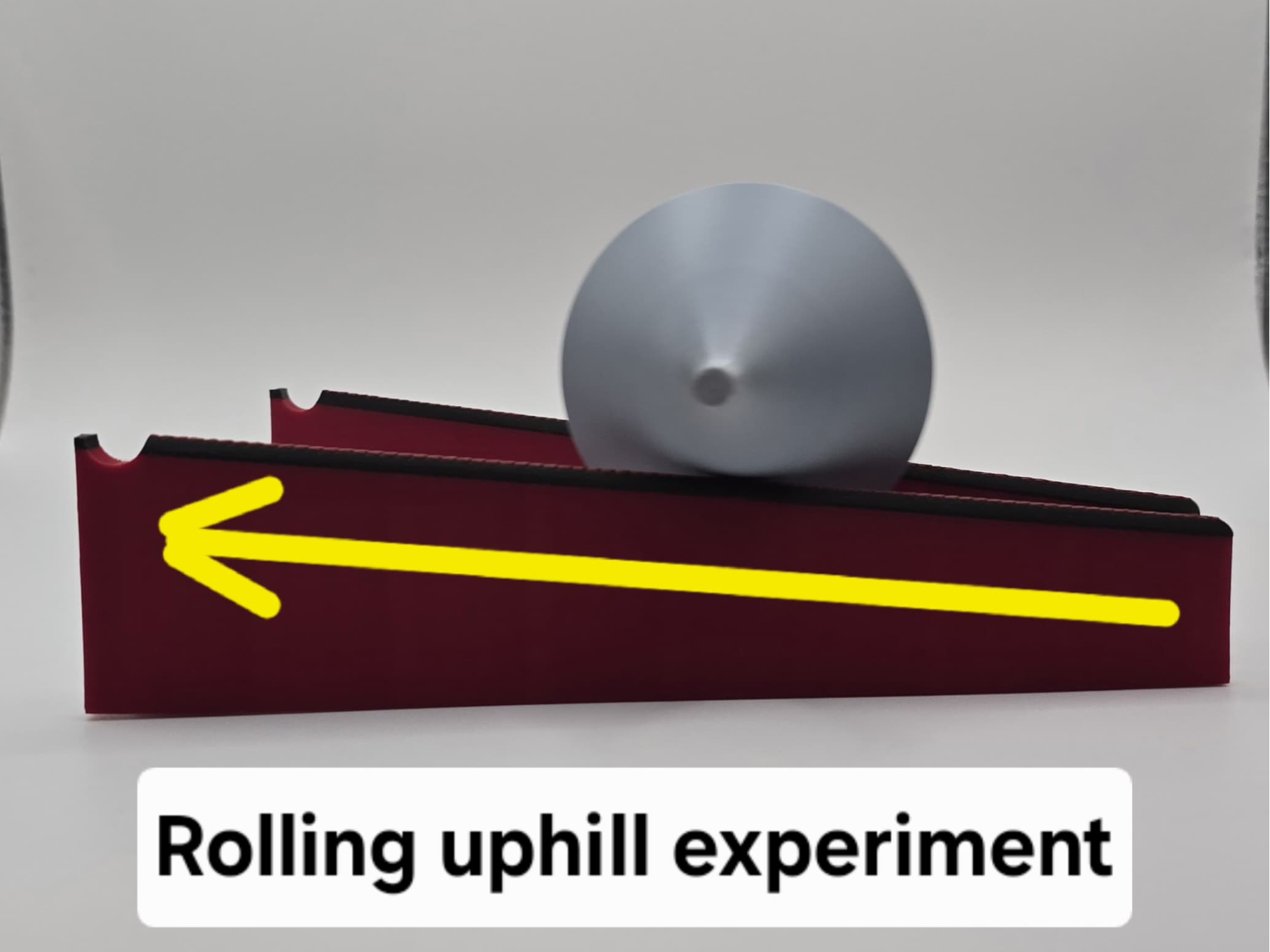 The Rolling Uphill Experiment (With calculations)