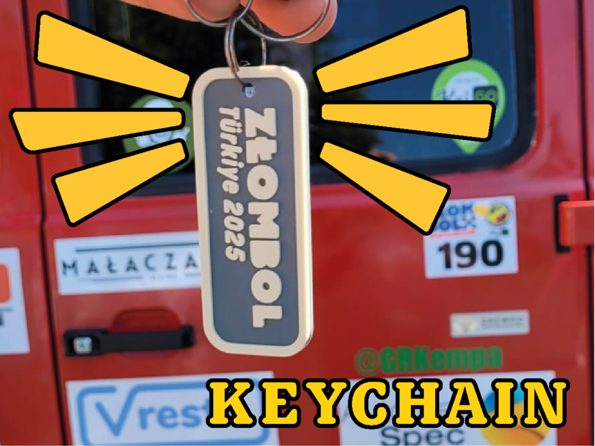 "ZLOMBOL Türkiye 2025" keychain
