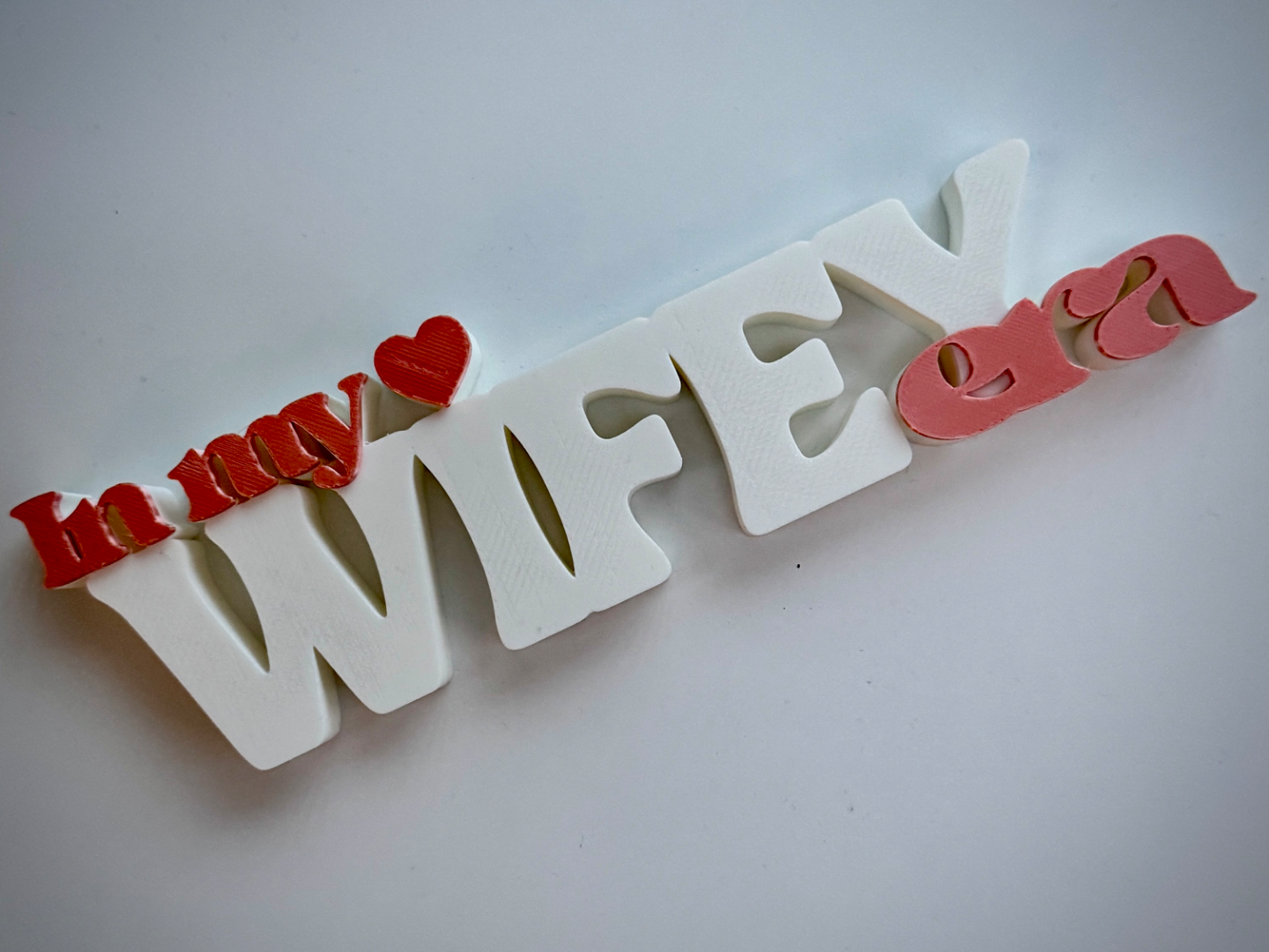 Schriftzug "In my wifey era"