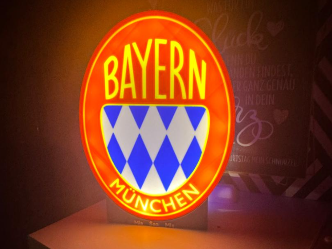 Bayern München 1955-1966 Leuchtbox