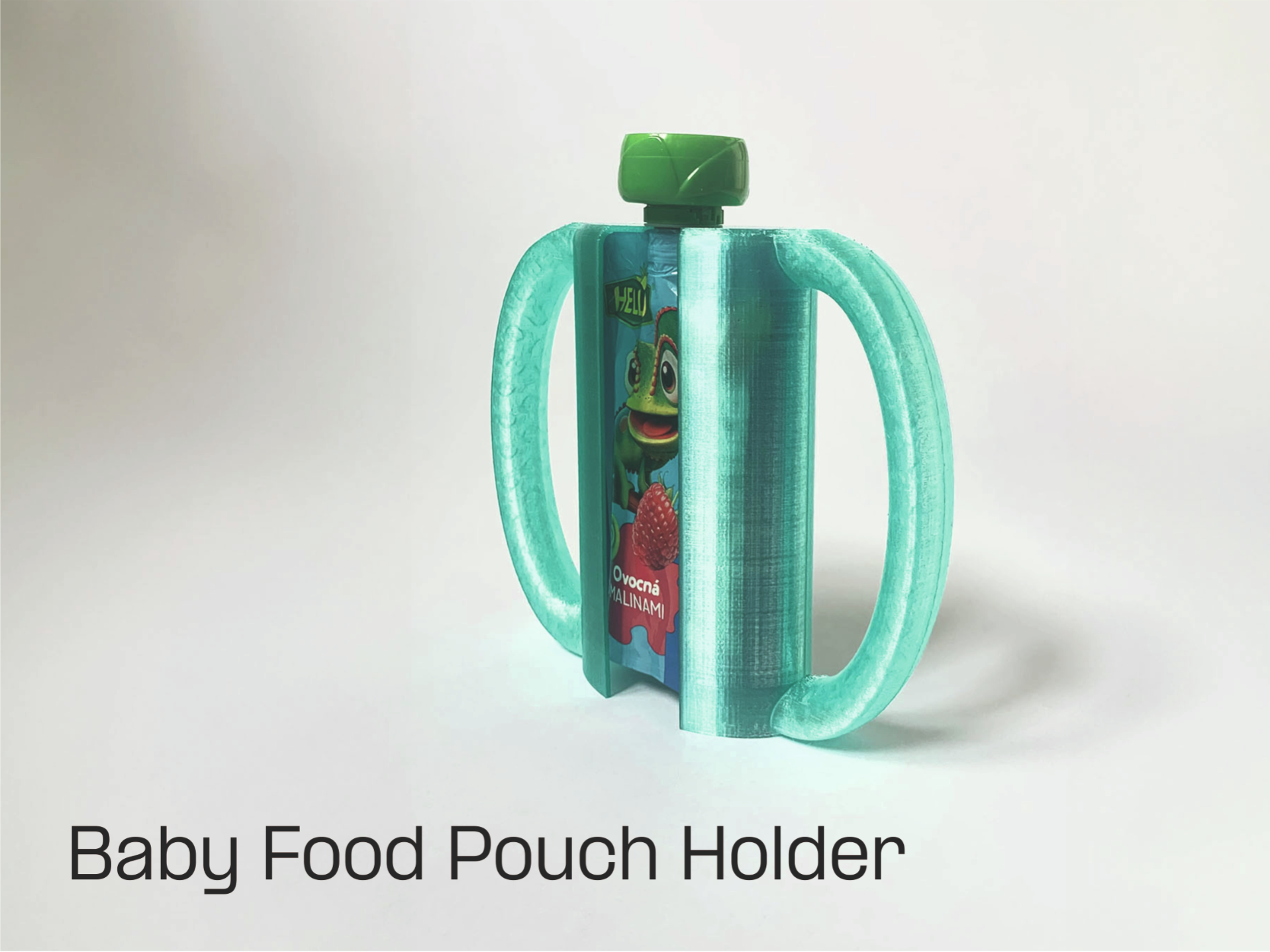 SqueezeStop – Baby Food Pouch Holder