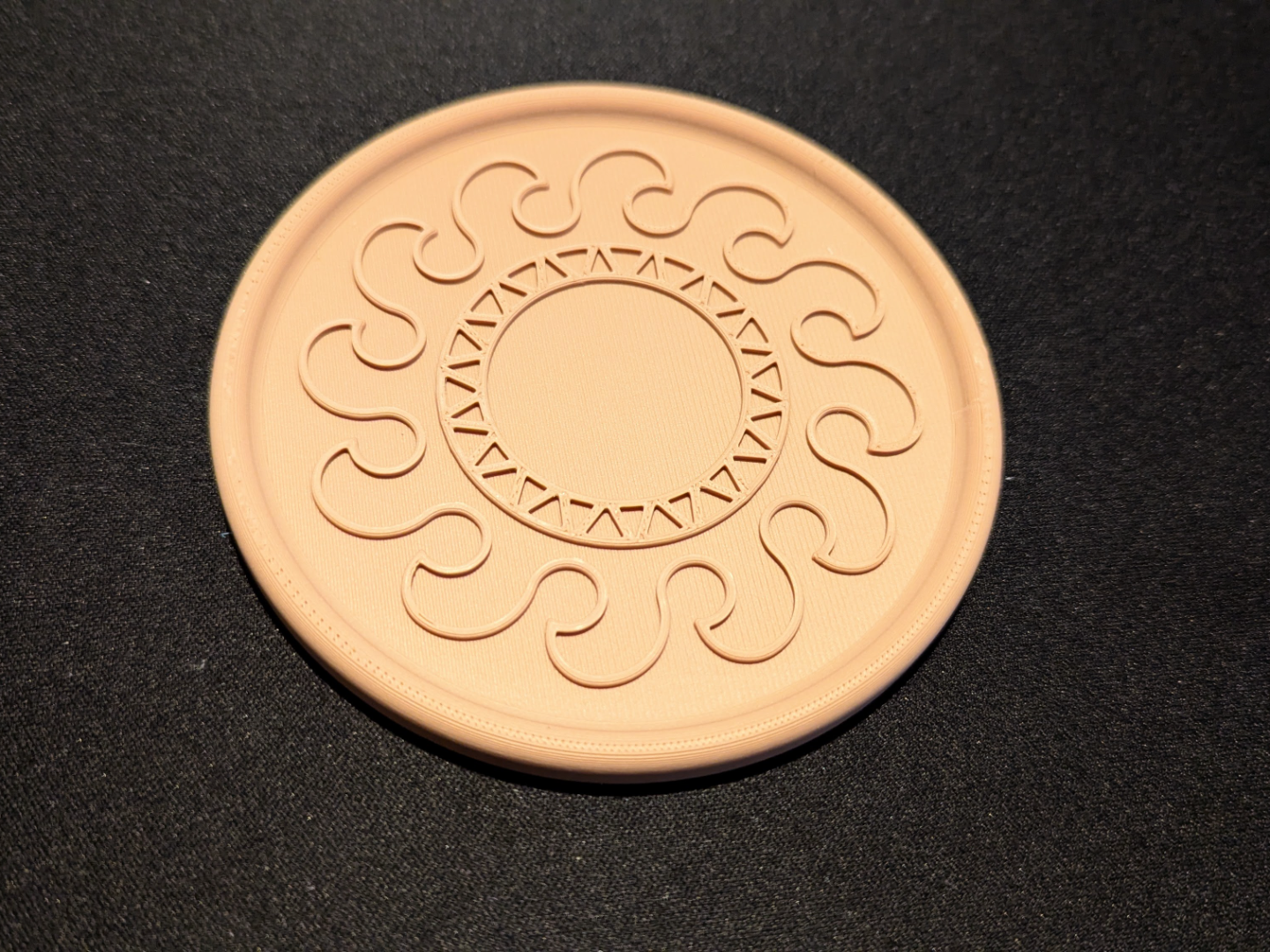 Terracotta Sun Coaster/Medallion