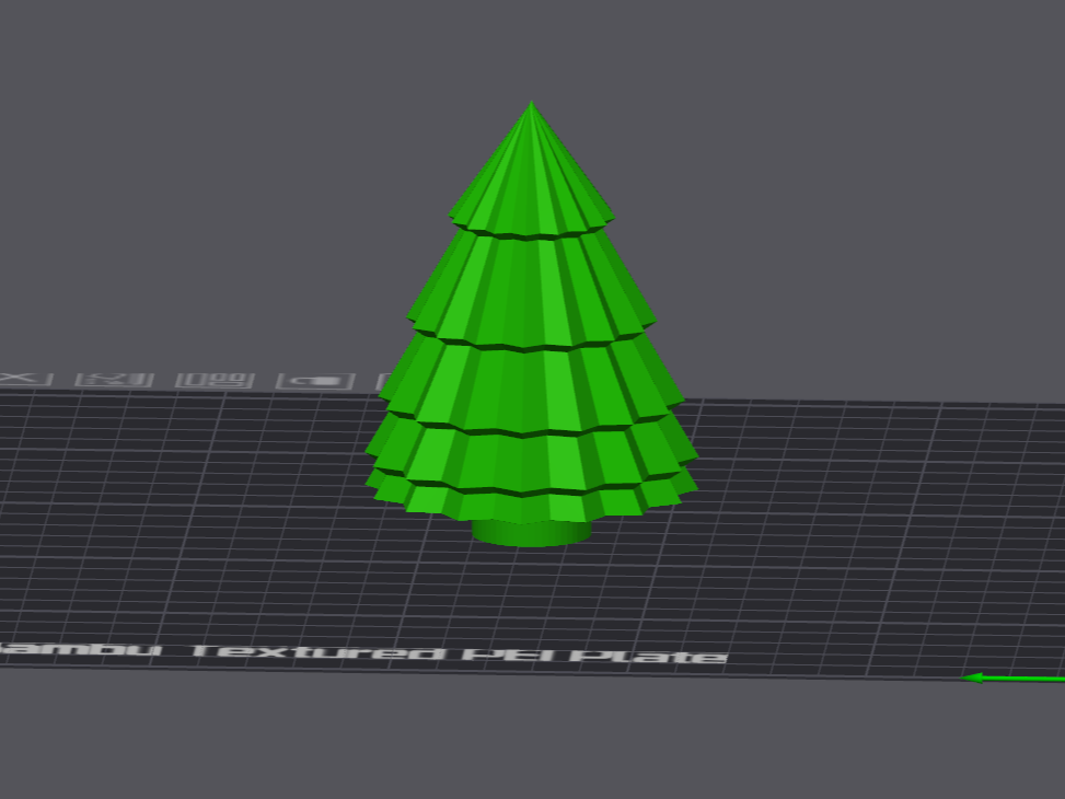 Simple Christmas Tree prop model decoration