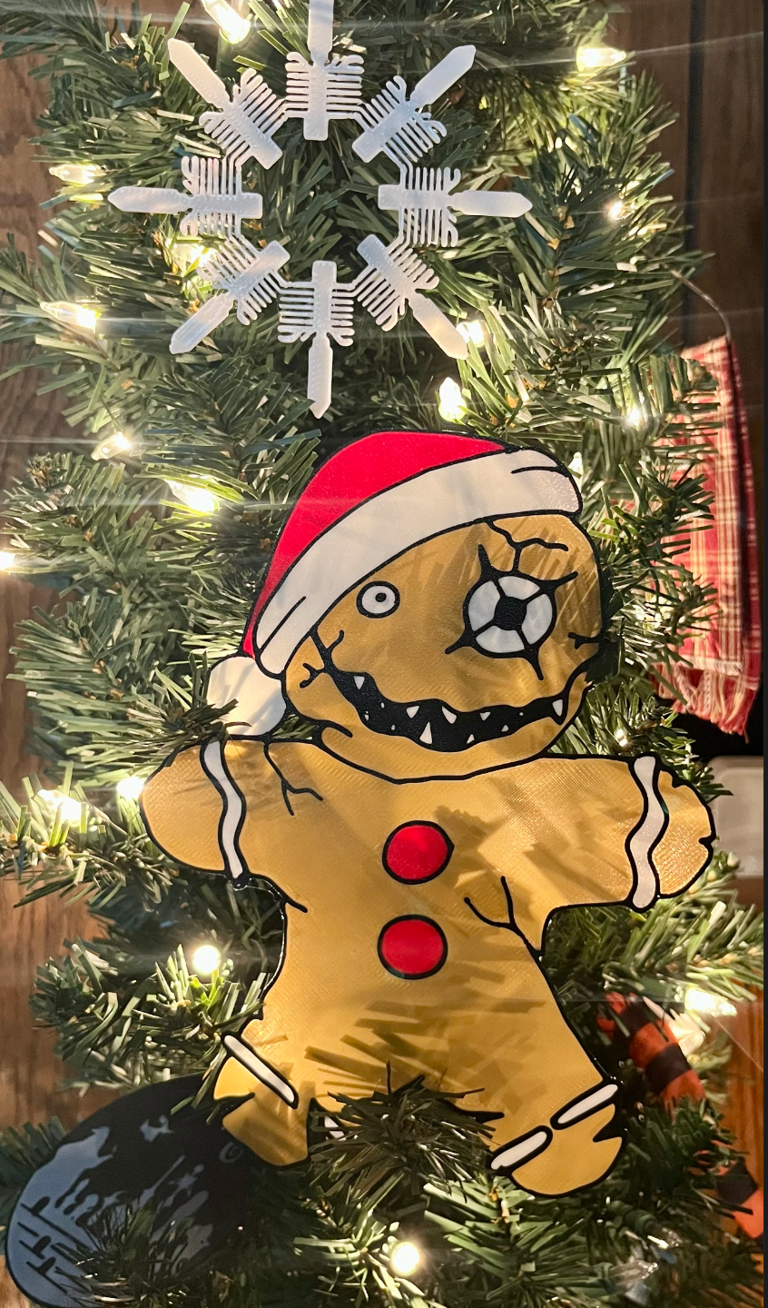 Monster Art: Evil Gingerbread Man