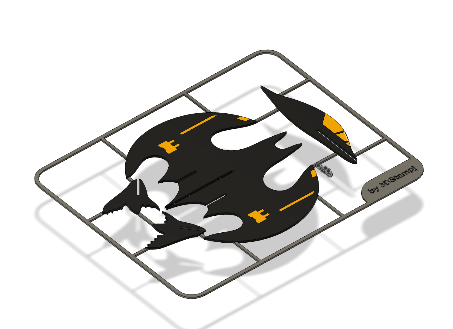 Batwing card