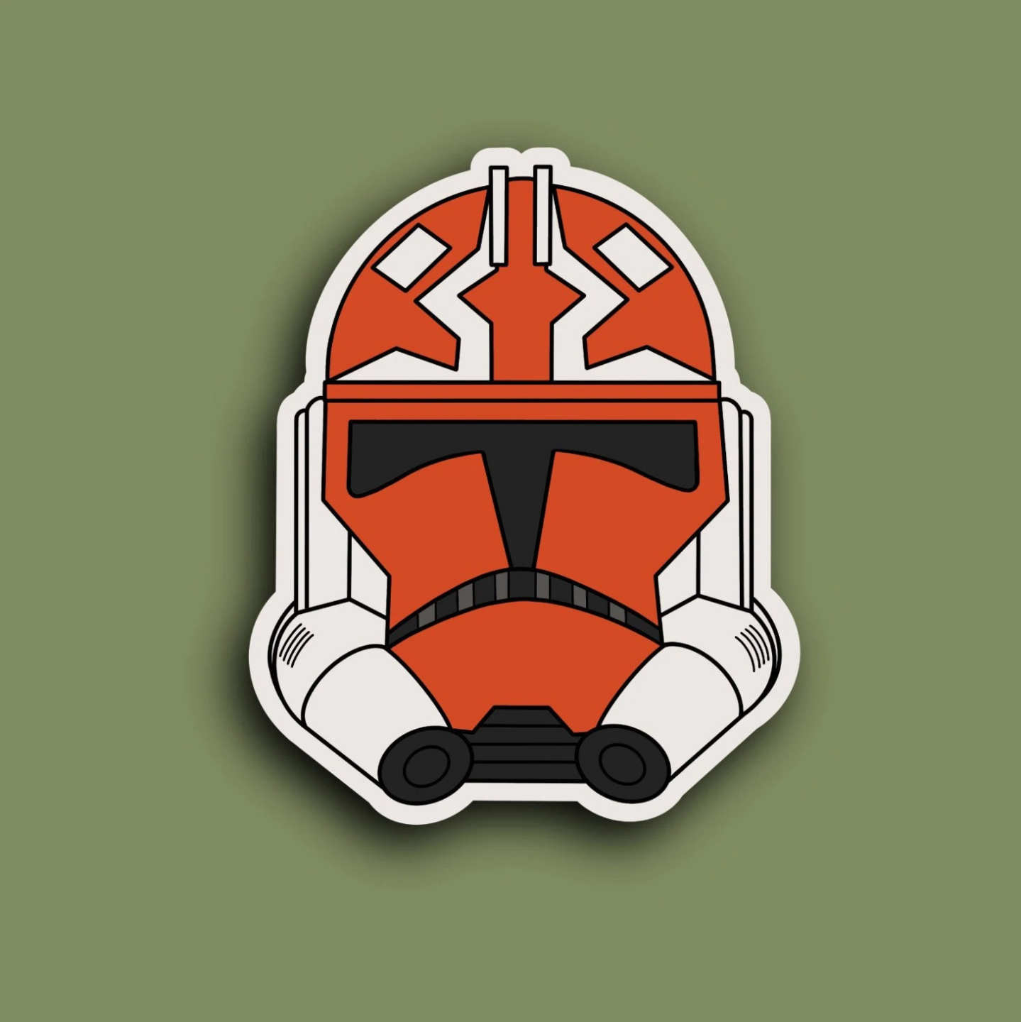 Ahsoka Starwars Clone Tropper Keychain