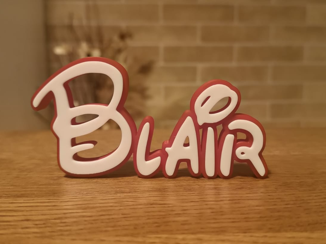 Blair Name Disney Tag