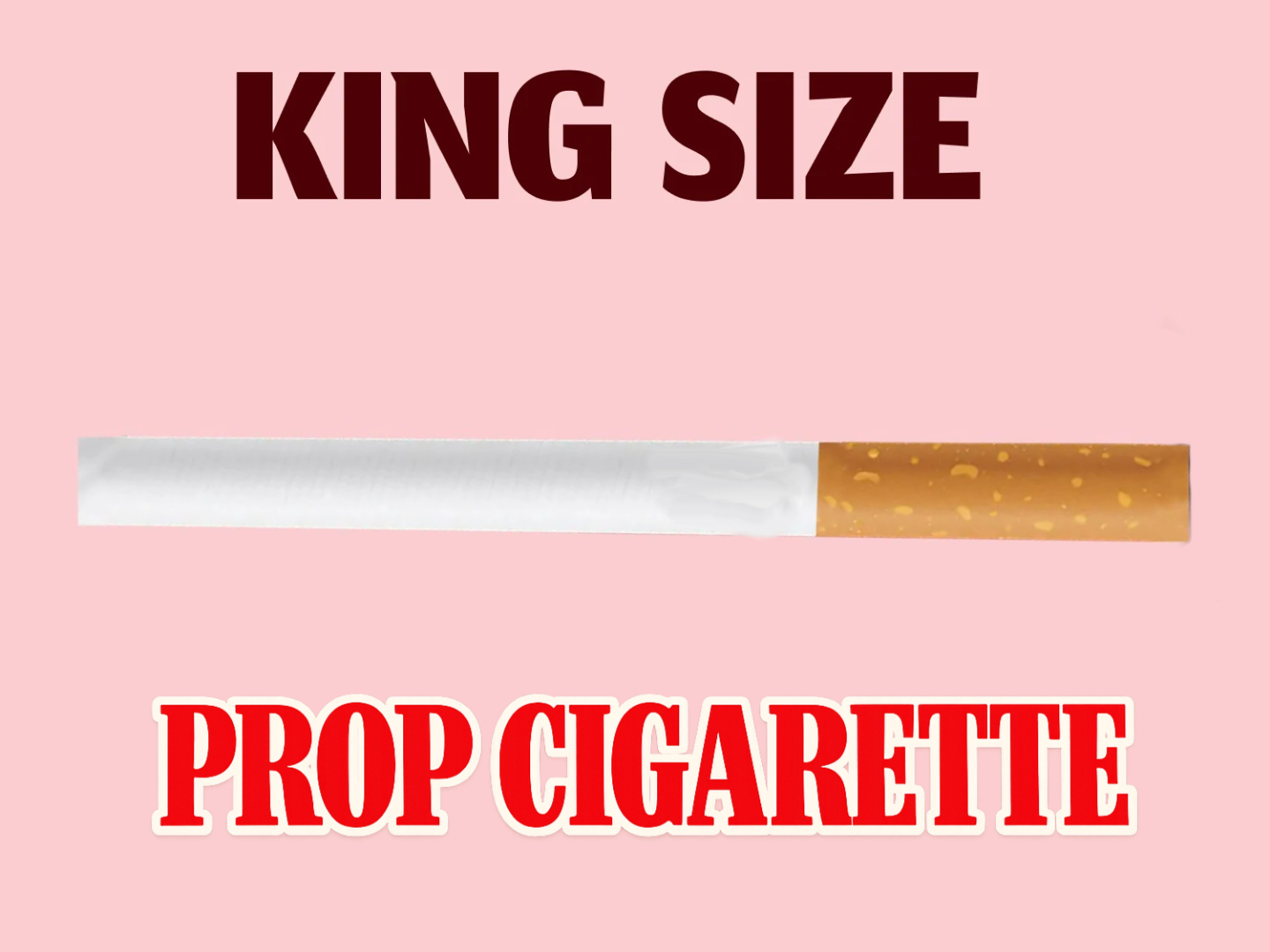 Prop Cigarette Exact dimensions