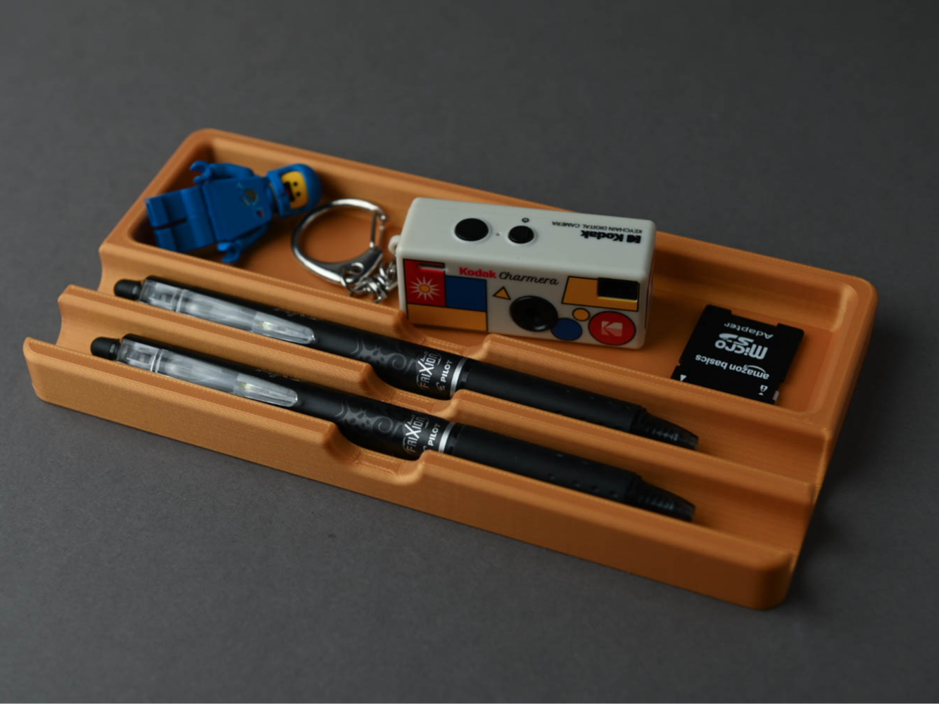 Dual-Slot Pencil & Utility Tray