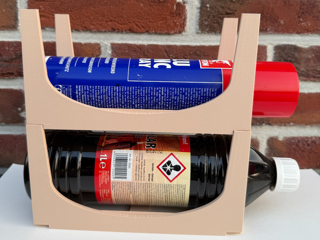 Stackable Bottle & Spray Can rack organizer