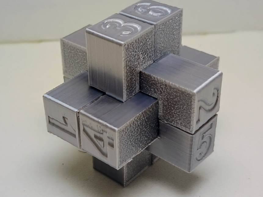 Burr 3D Cross Puzzle – Free 3D Printable Model