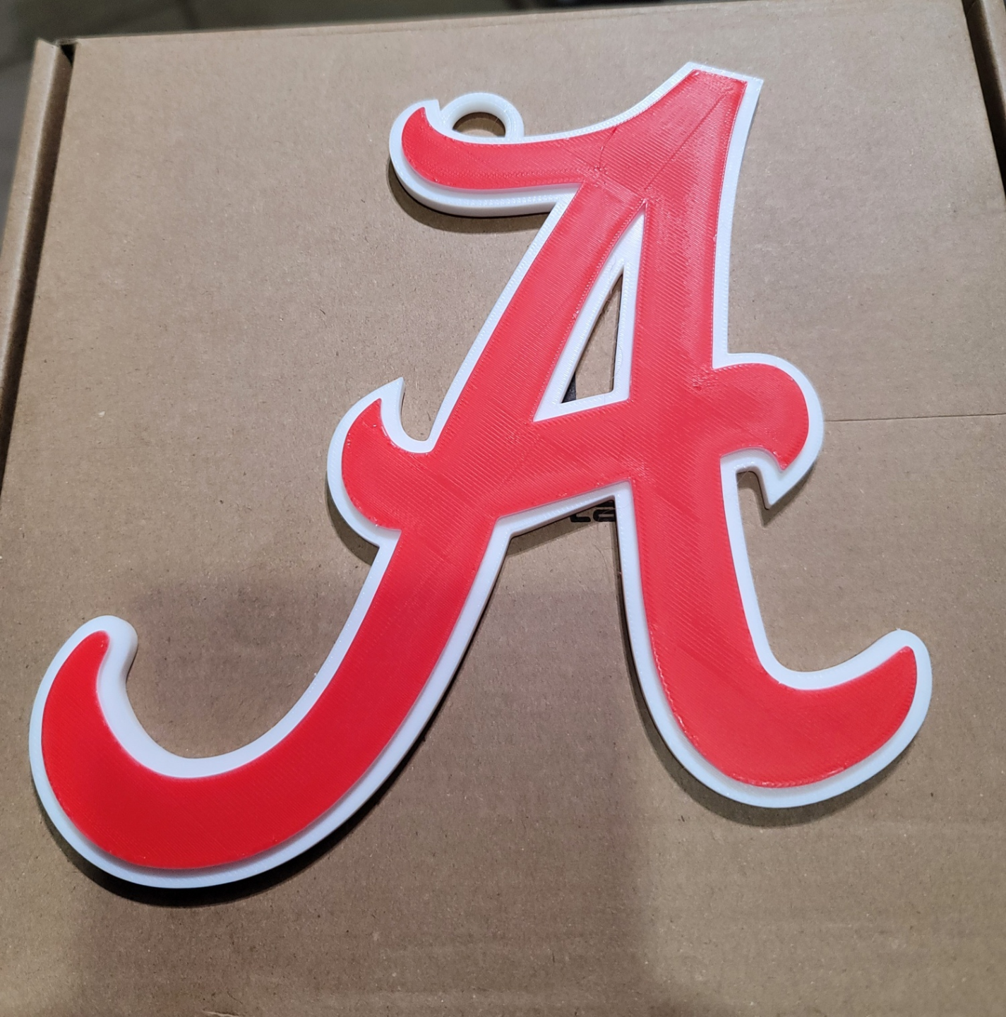 ALABAMA CRIMSON TIDE 3d Logo 180mm series