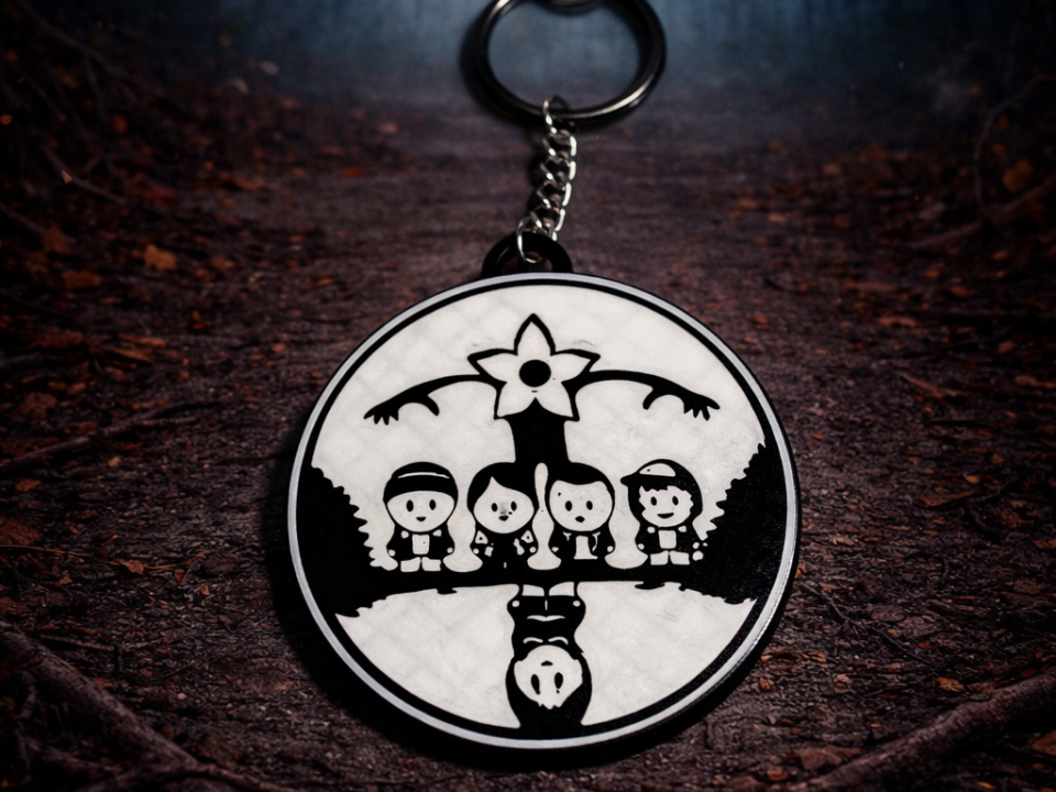 Stranger Things inspired keychain