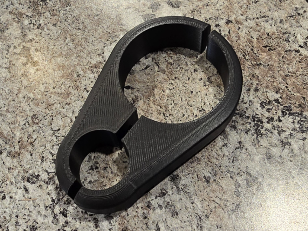 -8AN to roll bar clamp